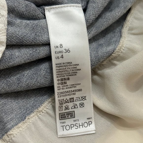 Topshop Lace Hybrid Shirt Sweater Jumper ASO Clara Oswald - Picture 5 of 10